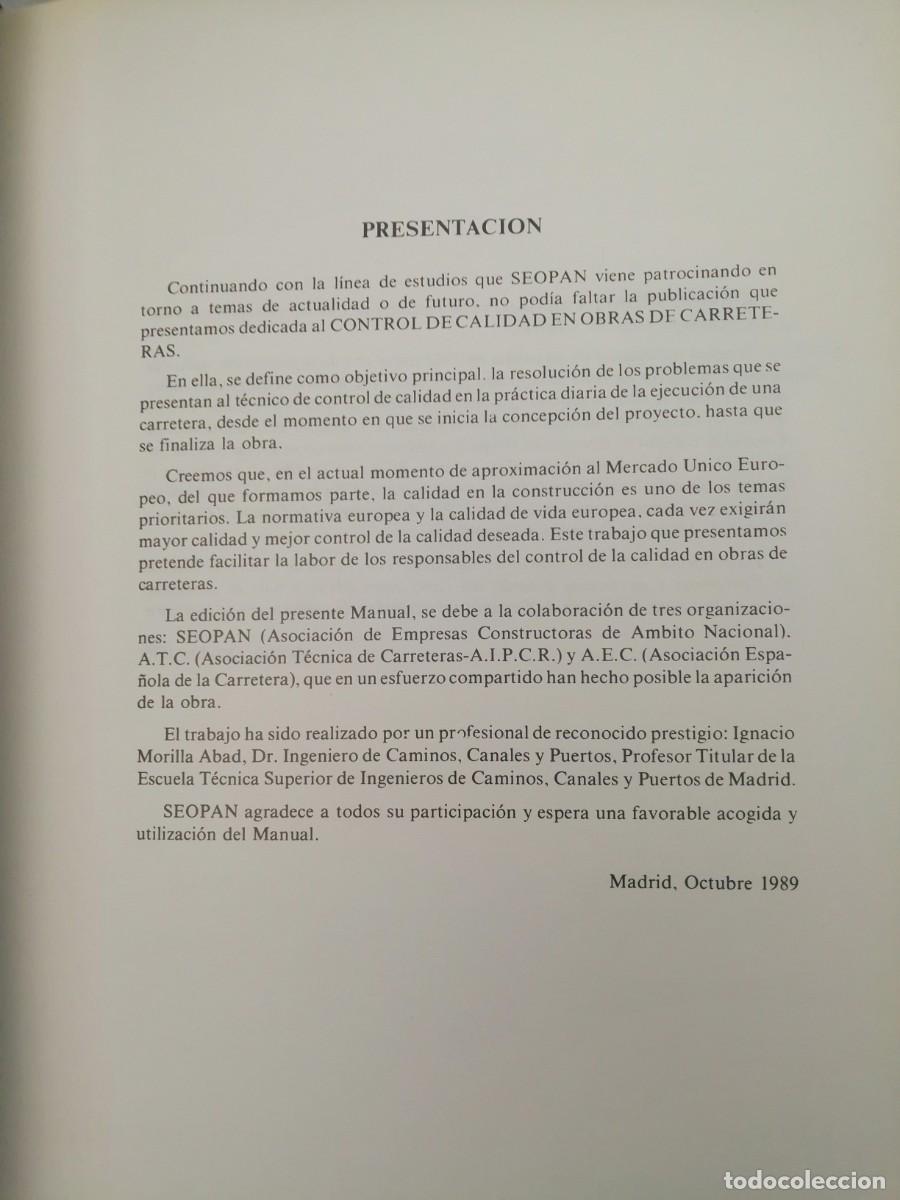 Libros de segunda mano: Control de calidad en obras de carreteras - Foto 10