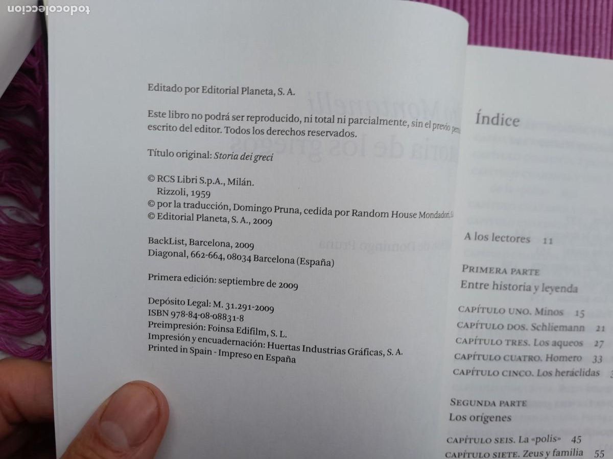 Libros de segunda mano: HISTORIA DE LOS GRIEGOS. INDRO MONTANELLI. BACKLIST 2009. - Foto 4