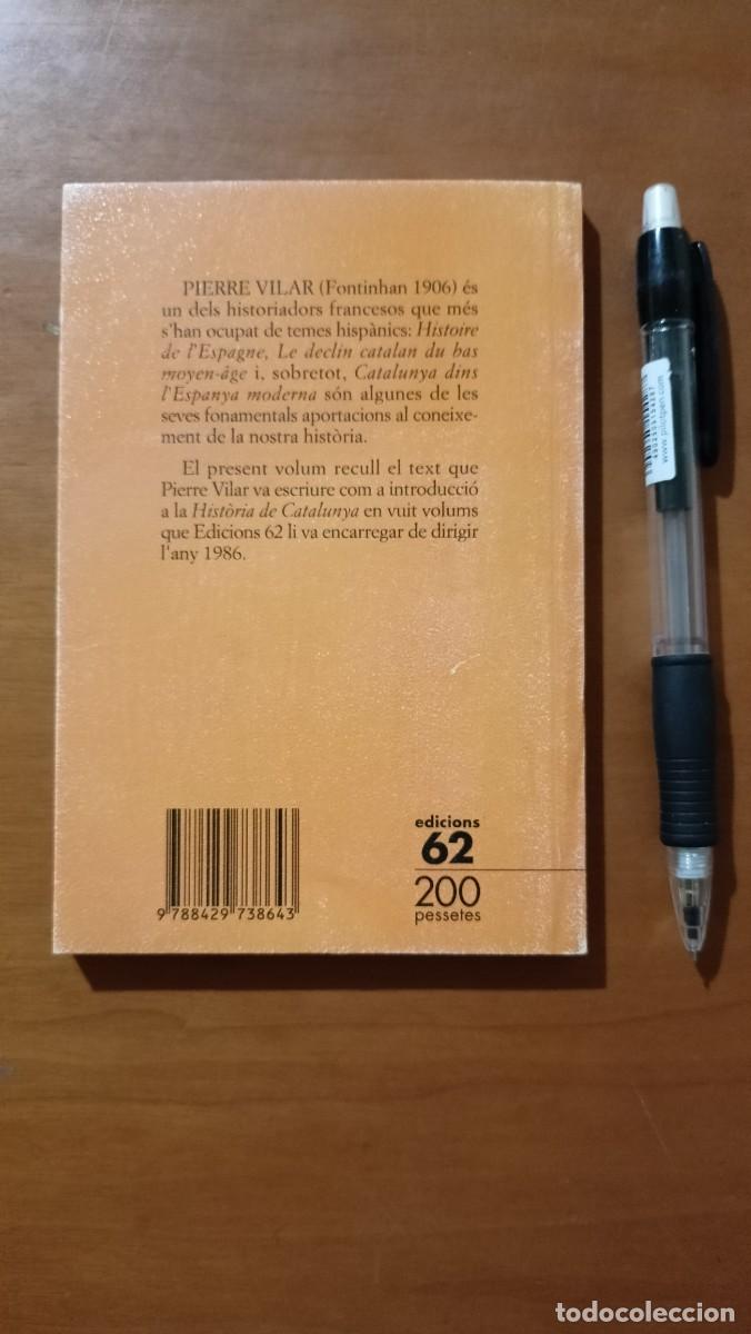 Libros de segunda mano: Introducci&oacute; a la hist&ograve;ria de Catalunya - Pierre Vilar - en catal&agrave; - Foto 2