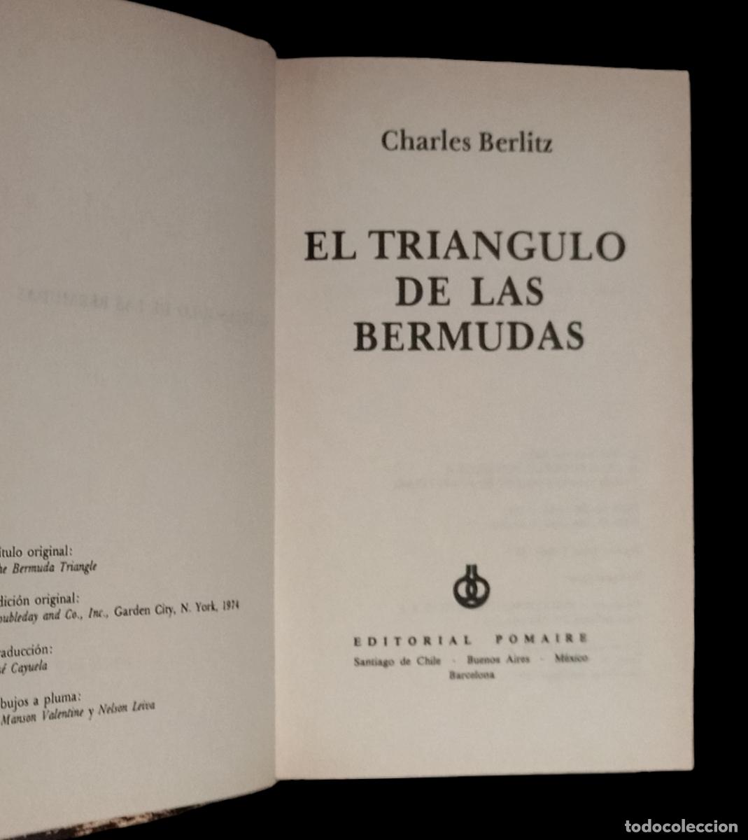 Libros de segunda mano: EL TRI&Aacute;NGULO DE LAS BERMUDAS / CHARLES BERLITZ. BUEN ESTADO. TAPAS DURAS. - Foto 2