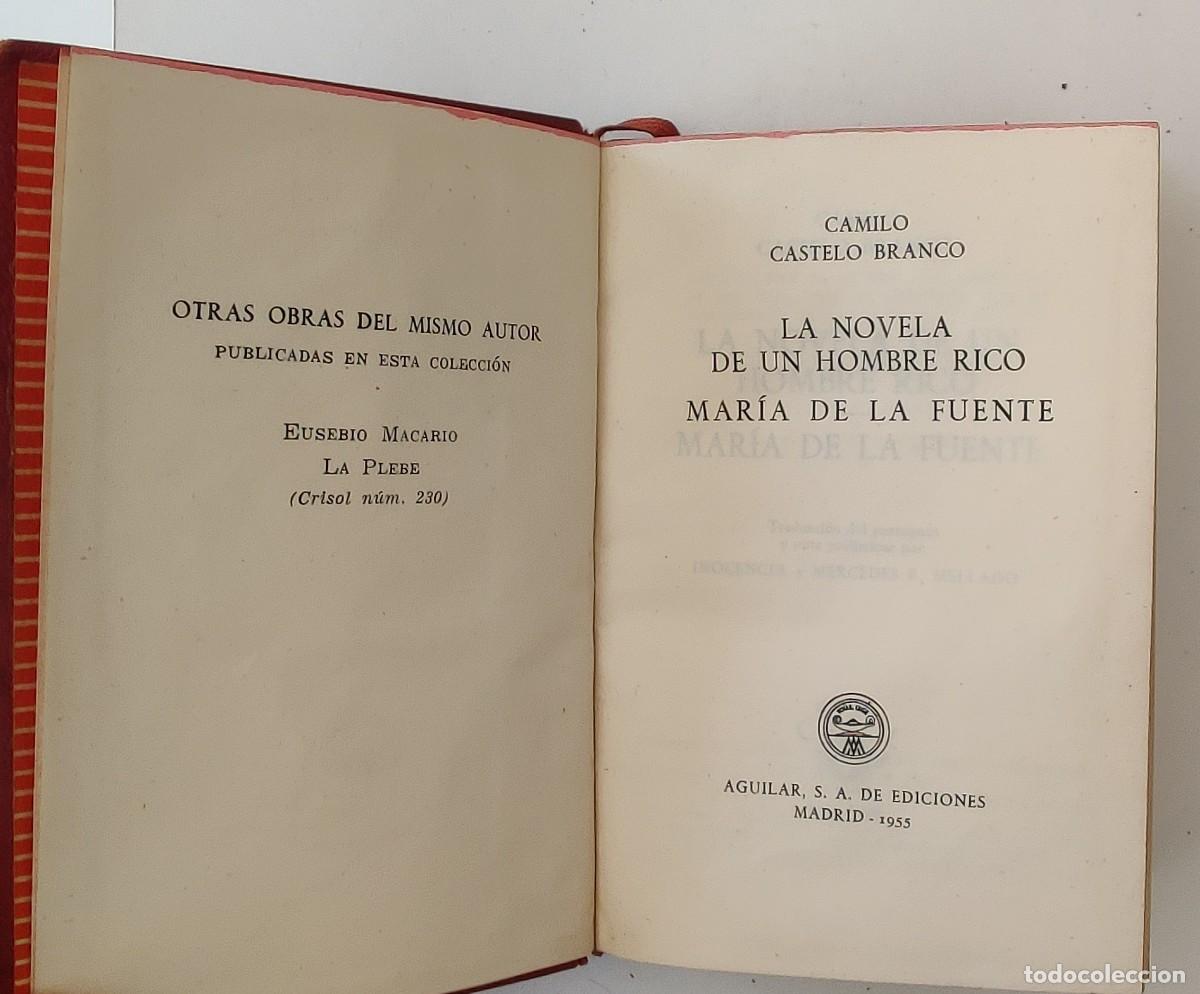 Libros de segunda mano: Libro. Dos Novelas. De Camilo Castelo Branco. Numero: 392. Coleccion Crisol. - Foto 1