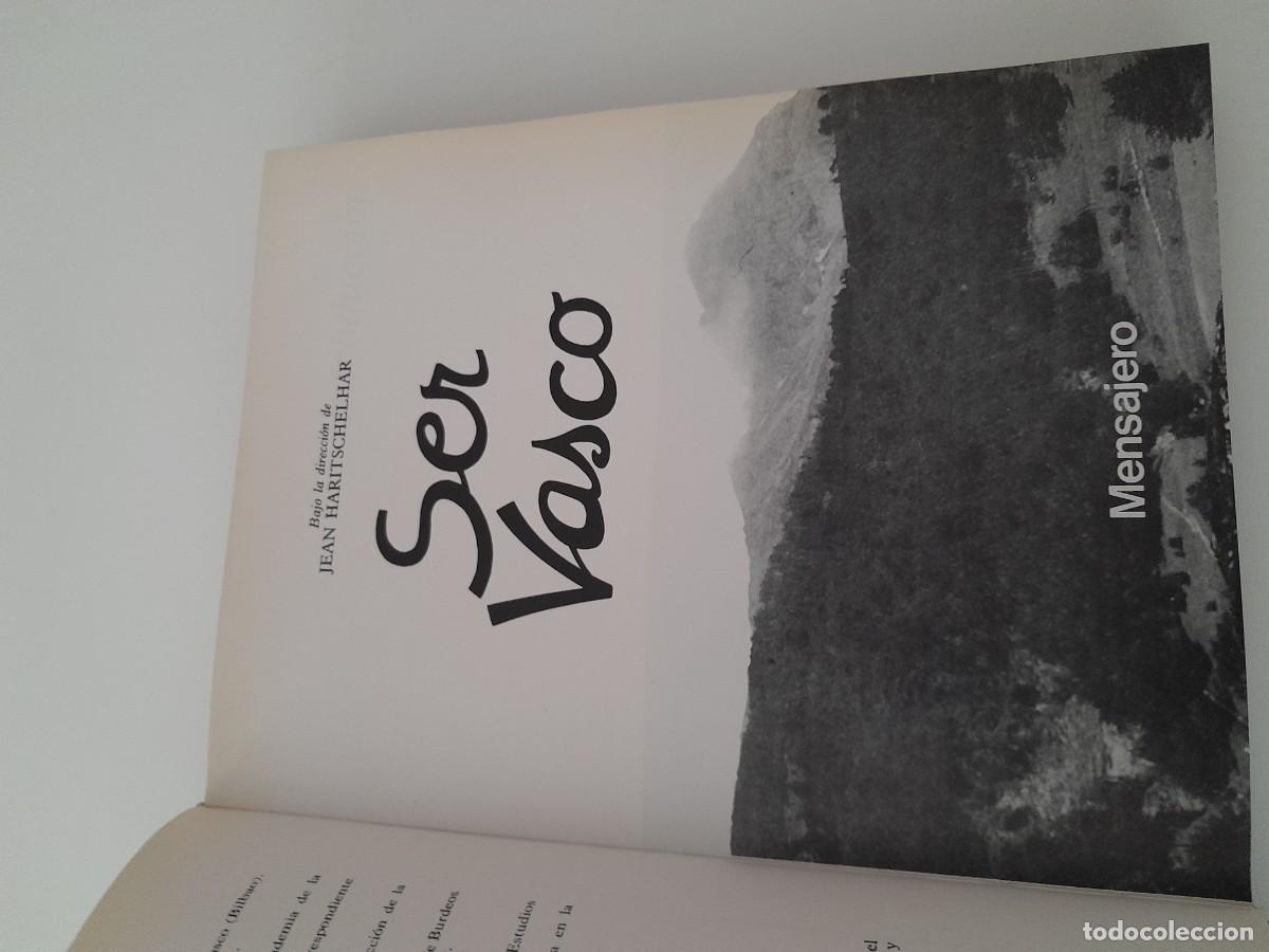 Libros de segunda mano: libro Ser Vasco, bajo la direcci&oacute;n de Jean Haritschelhar - Foto 2