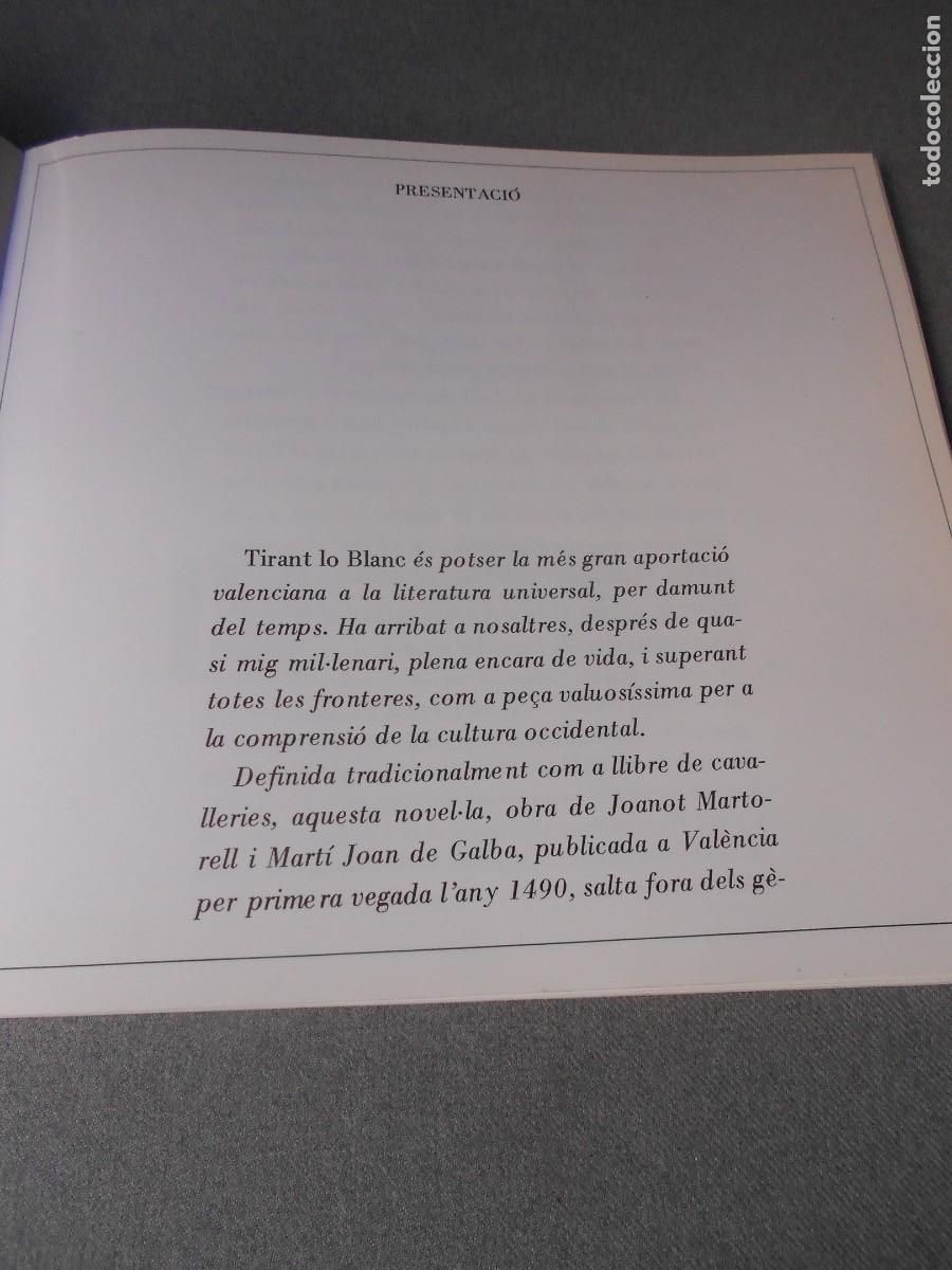 Libros de segunda mano: TIRANT LO BLANC. - Foto 3