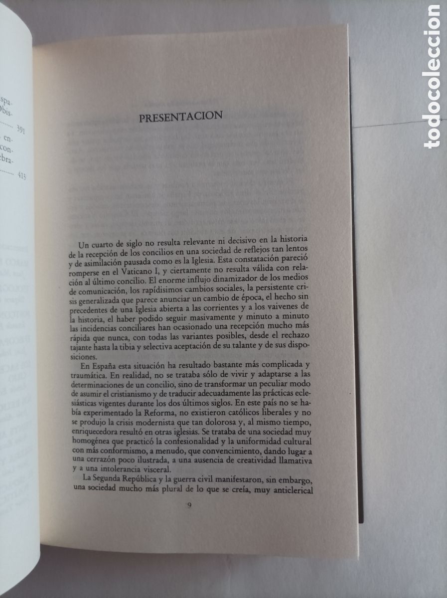 Libros de segunda mano: El Postconcilio en Espa&ntilde;a. Juan M. Loboa (Ed.) - Foto 5