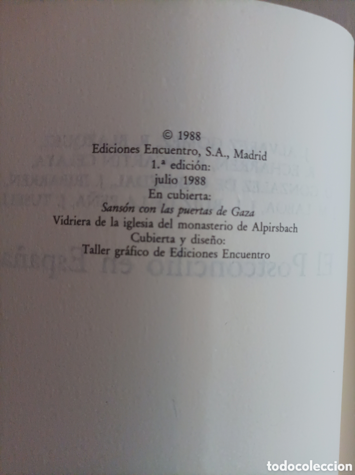 Libros de segunda mano: El Postconcilio en Espa&ntilde;a. Juan M. Loboa (Ed.) - Foto 3