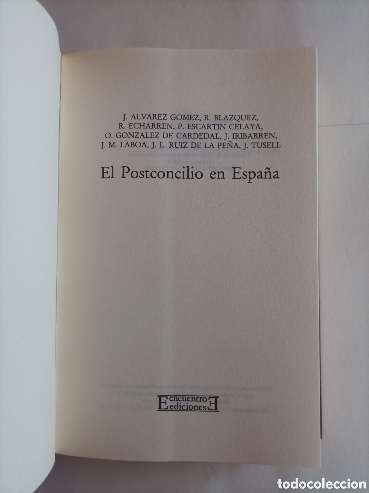 Libros de segunda mano: El Postconcilio en Espa&ntilde;a. Juan M. Loboa (Ed.) - Foto 2