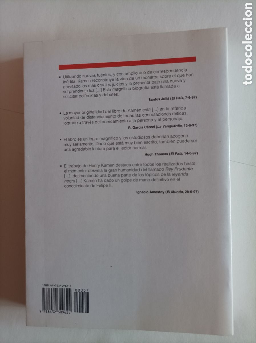 Libros de segunda mano: Felipe de Espa&ntilde;a / Henry Kamen - Foto 8