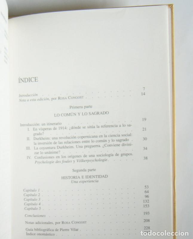 Libros de segunda mano: PENSAR HISTORICAMENTE - REFLEXIONES Y RECUERDOS - PIERRE VILAR - Foto 3