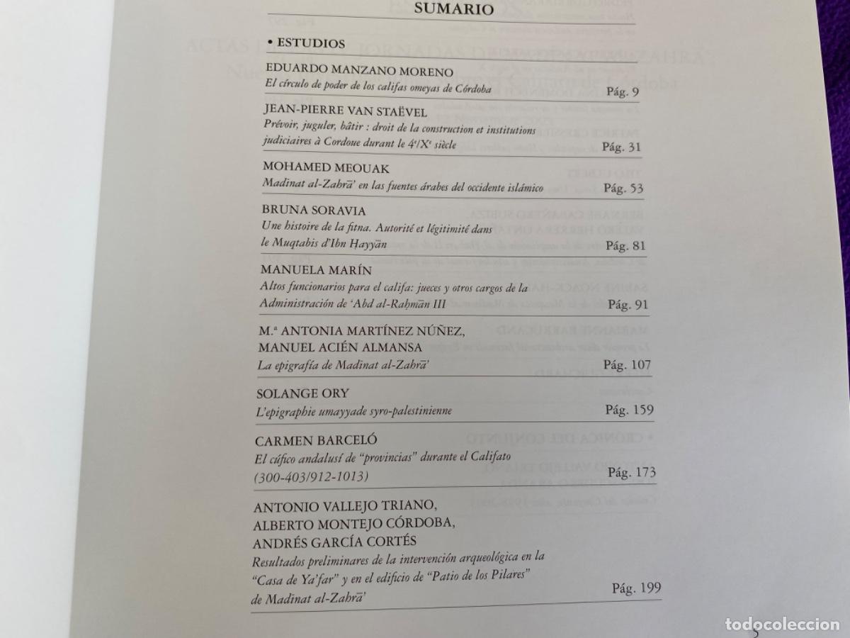 Libros de segunda mano: CUADERNOS de Madinat Al-Zahra. Vol. 5 - Foto 7