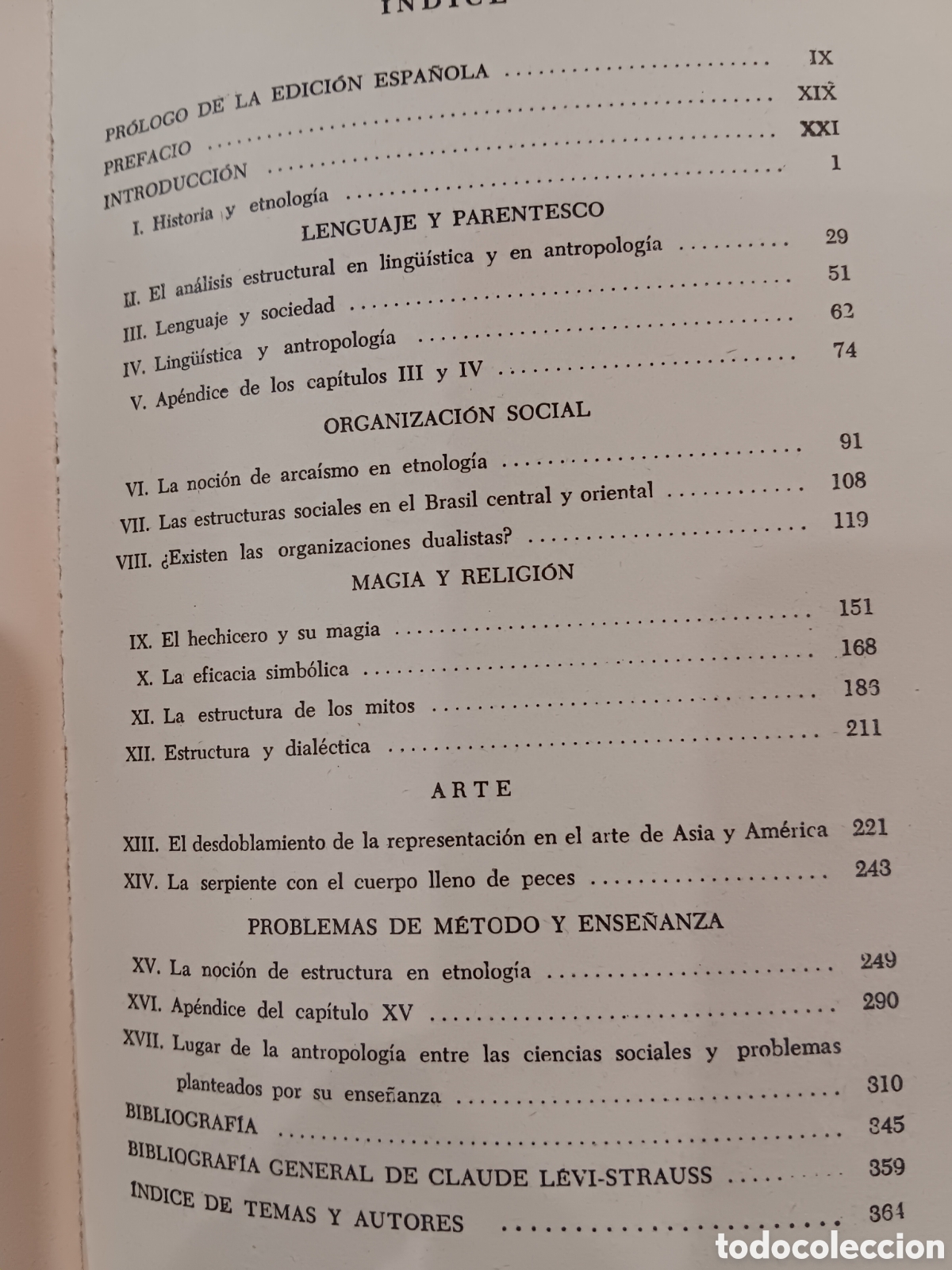 Libros de segunda mano: Claude Levi-Strauss. Antropolog&iacute;a estructural - Foto 2