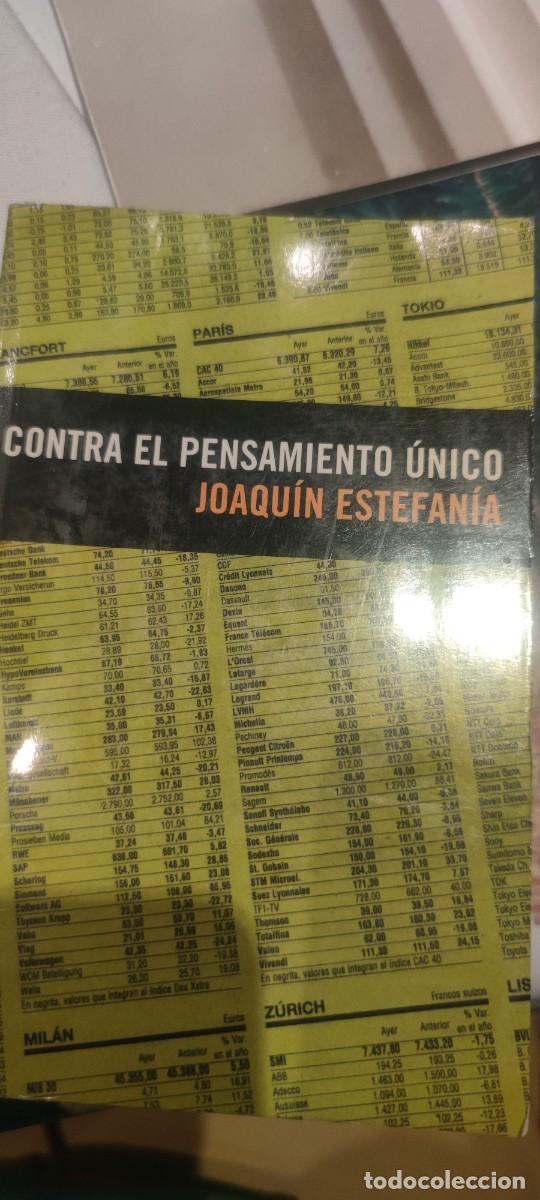 Libros de segunda mano: Contra el pensamiento &uacute;nico. Estefania - Foto 1