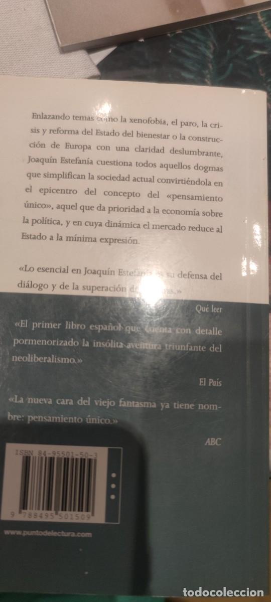 Libros de segunda mano: Contra el pensamiento &uacute;nico. Estefania - Foto 2