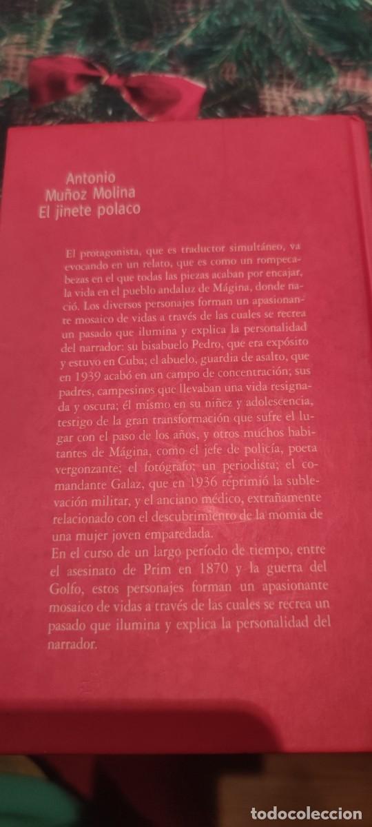 Libros de segunda mano: El jinete Polaco. Mu&ntilde;oz Molina - Foto 2