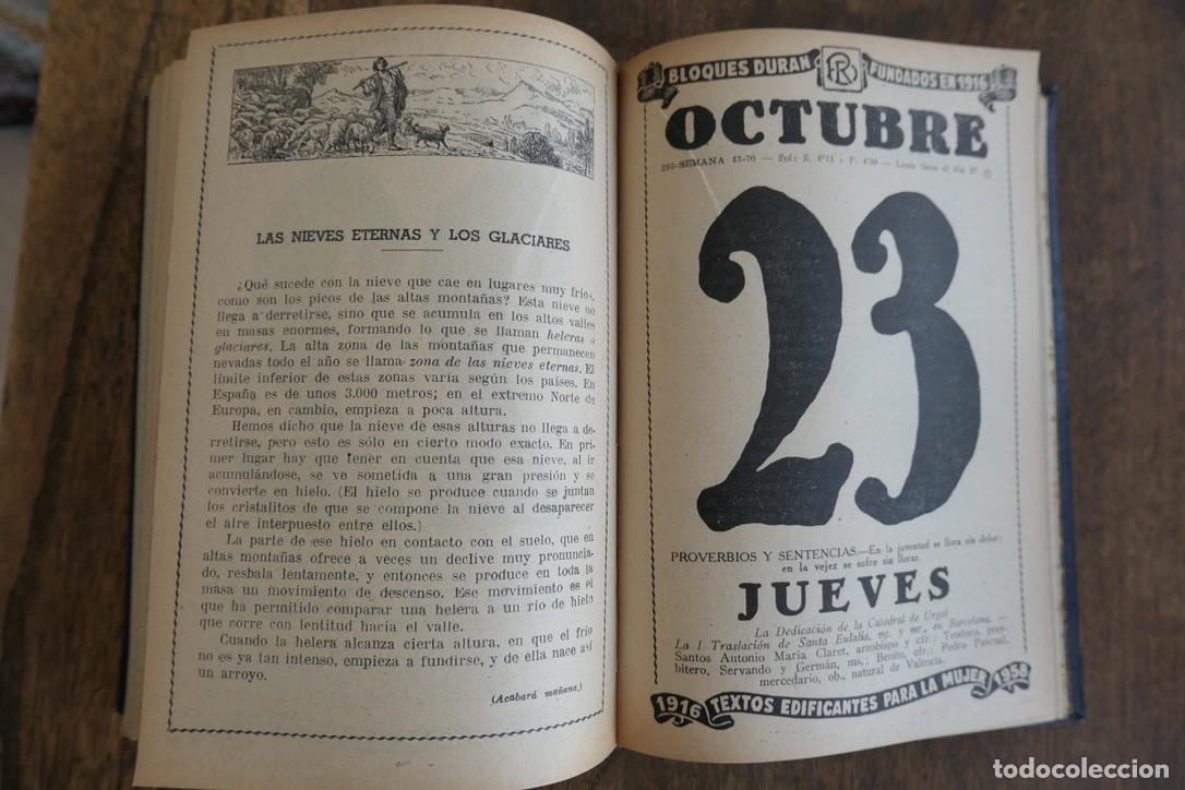 Libros de segunda mano: EL POPULAR CALENDARIO BLOQUE - DURAN -1958 - Foto 4