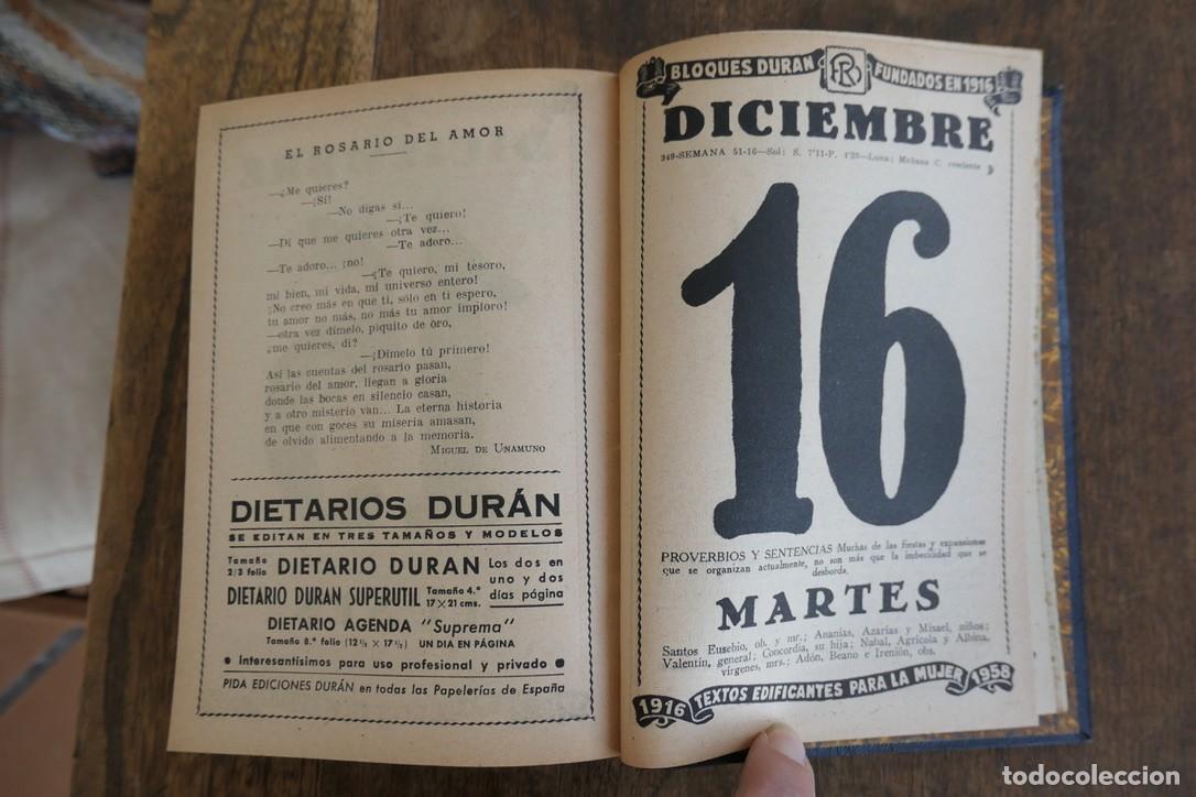 Libros de segunda mano: EL POPULAR CALENDARIO BLOQUE - DURAN -1958 - Foto 5