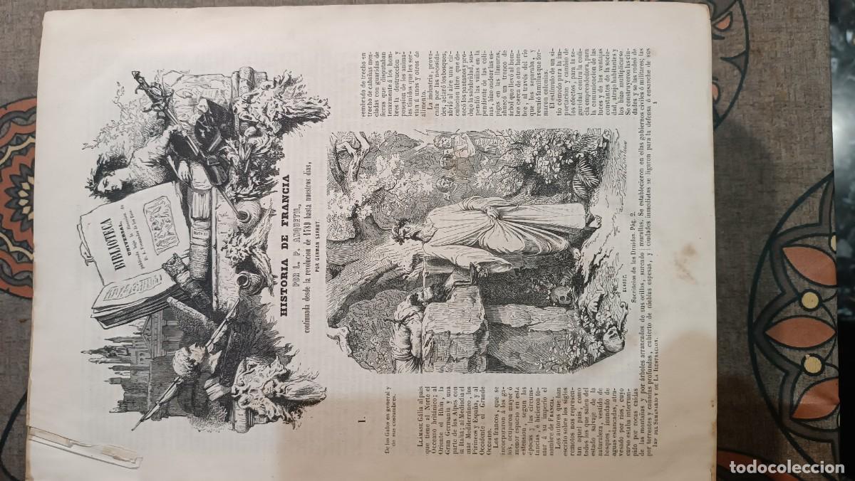 Libros de segunda mano: Libro antiguo HISTORIA DE FRANCIA 3t. 1851 - Foto 3