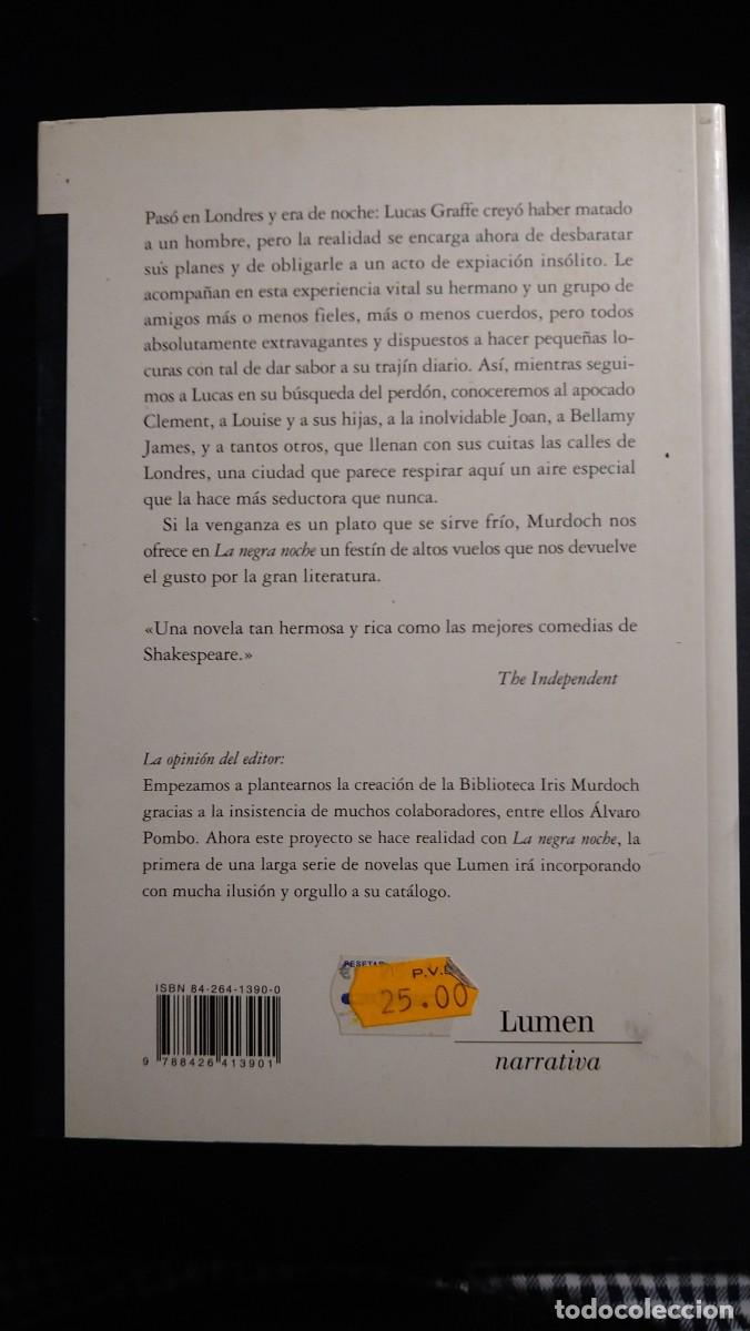 Libros de segunda mano: LA NEGRA NOCHE - IRIS MURDOCH - Foto 2