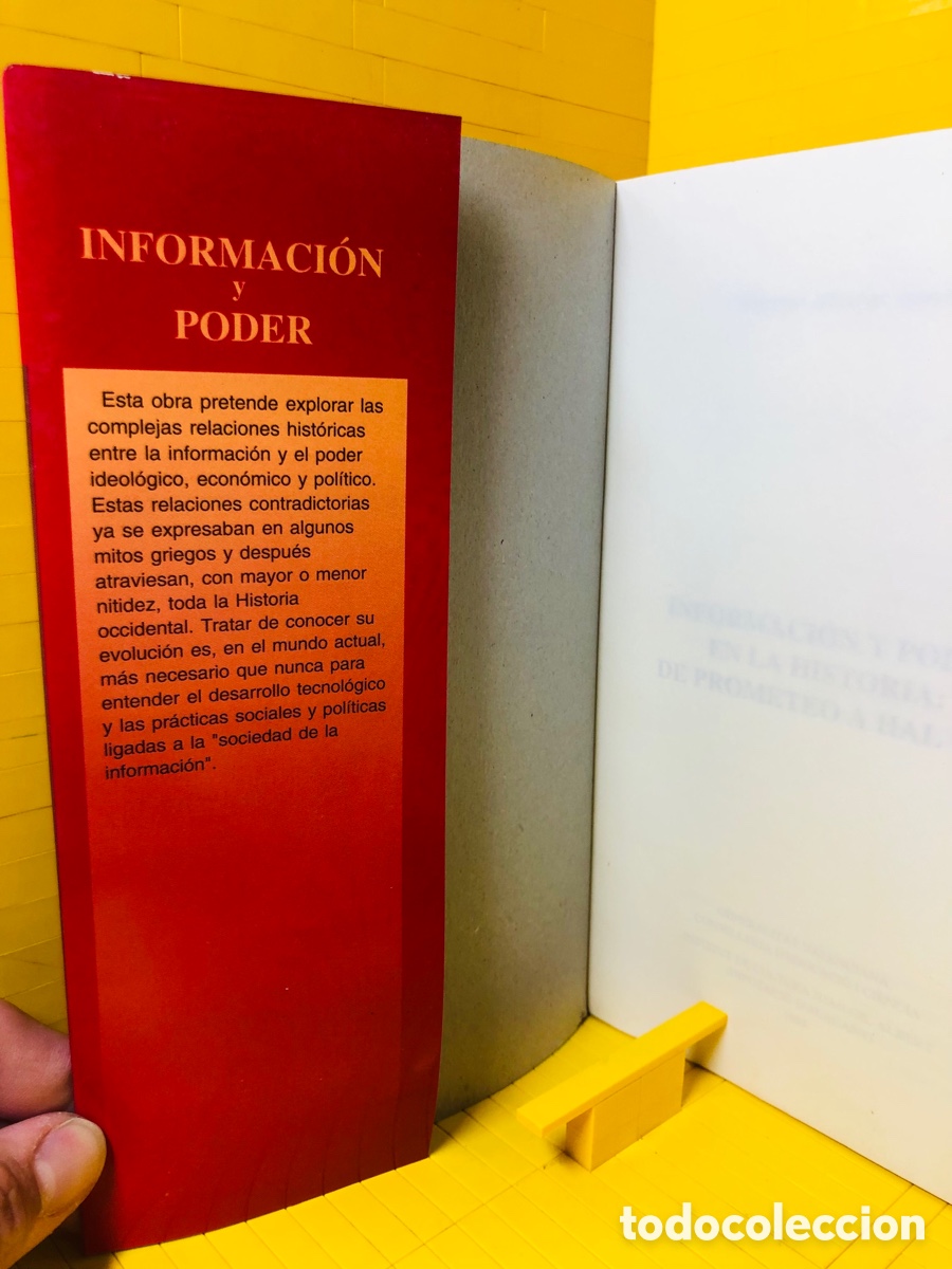 Libros de segunda mano: INFORMACI&Oacute;N Y PODER ● DE PRMETEO A HAL 9000 ● TEXTOS UNIVERSITARIOS ● 1994 ● MANUEL ALCARAZ - Foto 3