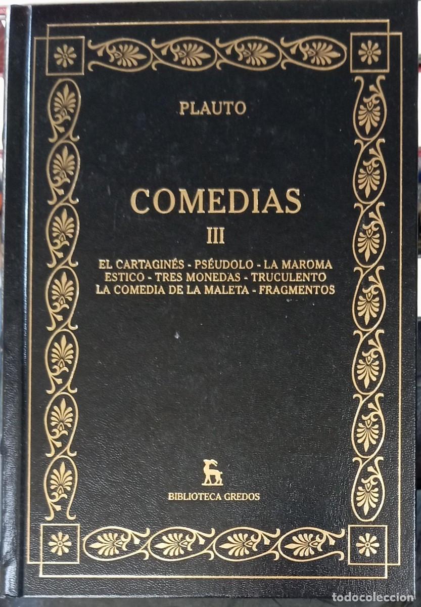 Libros de segunda mano: COMEDIAS III - PLAUTO - Foto 1