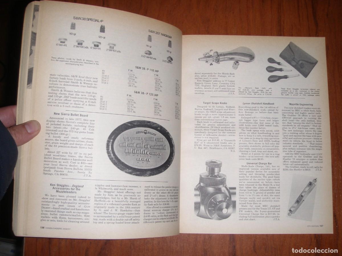 Libros de segunda mano: HANDLOADERS DIGEST LIBRO ARMAS MUNICI&Oacute;N IDIOMA INGL&Eacute;S - Foto 3