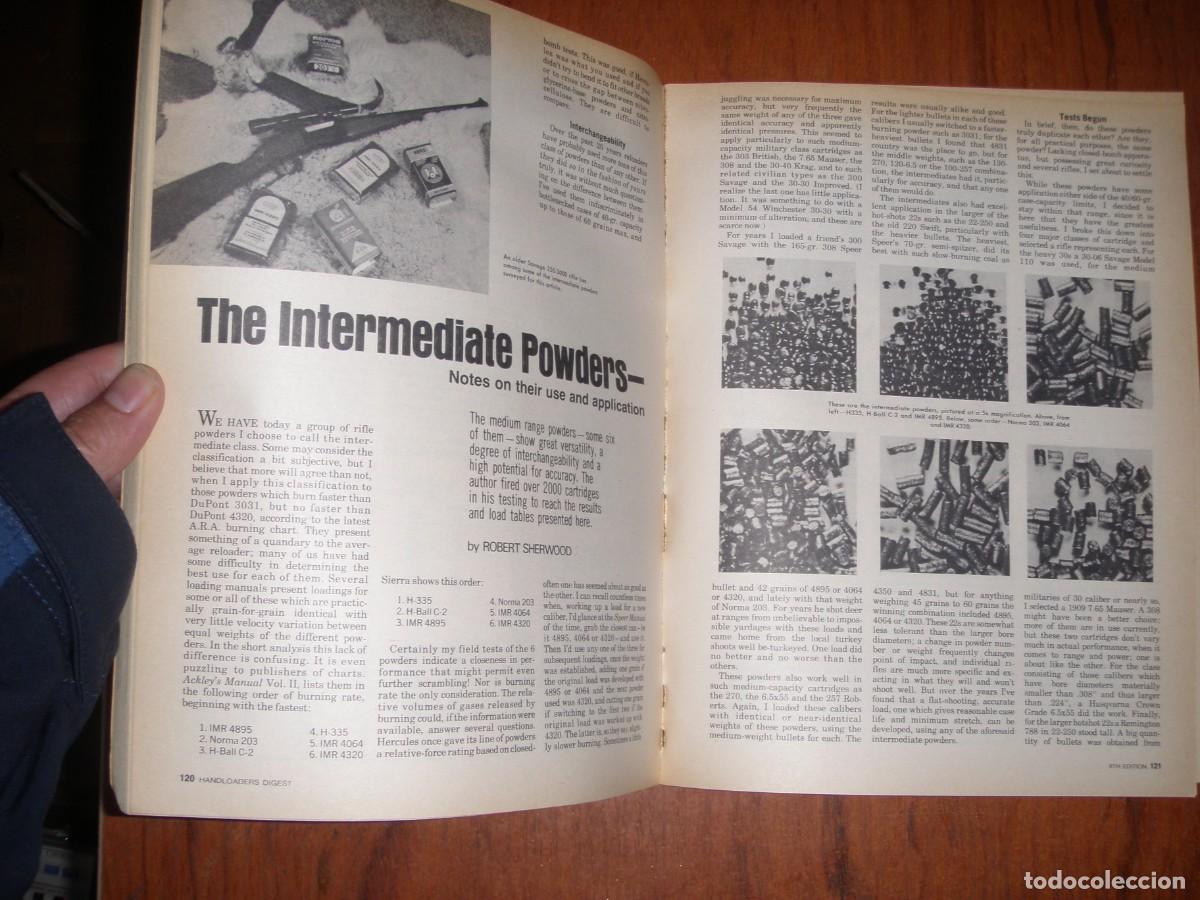 Libros de segunda mano: HANDLOADERS DIGEST LIBRO ARMAS MUNICI&Oacute;N IDIOMA INGL&Eacute;S - Foto 4