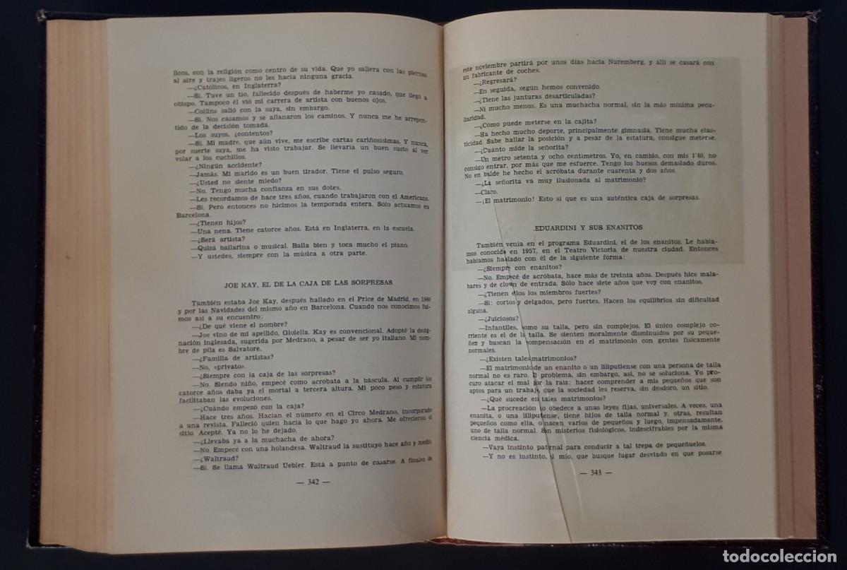 Libros de segunda mano: DI&Aacute;LOGOS EN EL CIRCO. JORGE ELIAS. EDICIONES CIRCO. 1962 - Foto 7
