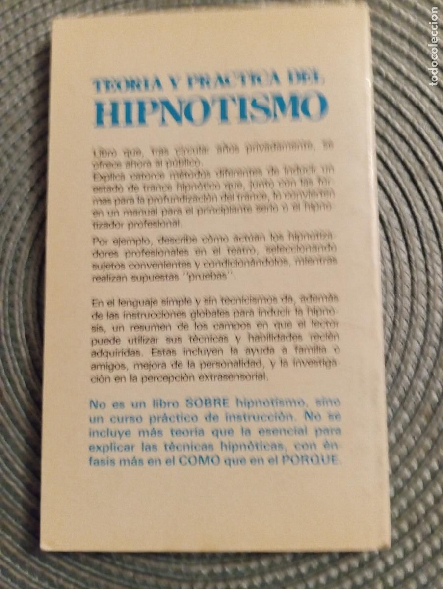 Libros de segunda mano: 1 LIBRO DE ** TEOR&Iacute;A Y PR&Aacute;CTICA DEL HIPNOTISMO.** WILLIAM J. OUSBY 1982 LEDAF - Foto 2