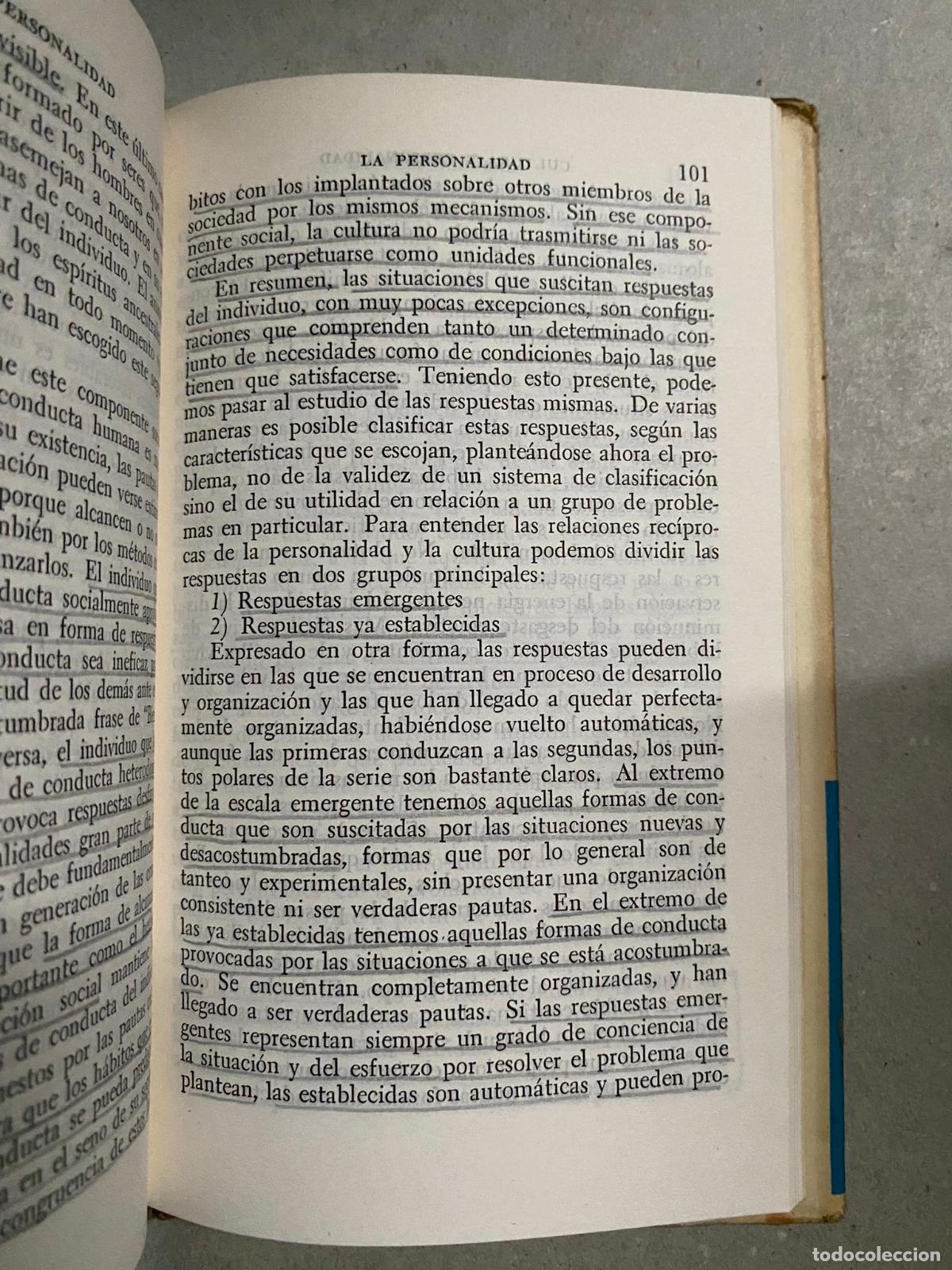Libros de segunda mano: Cultura y personalidad.- Linton, Ralph - Foto 2