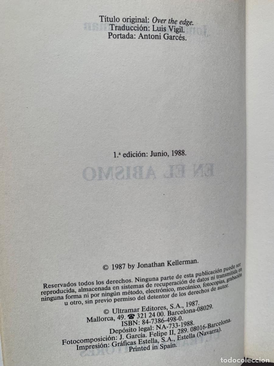 Libros de segunda mano: En el abismo de Jonathan Kellerman (Bols 12) - Foto 2