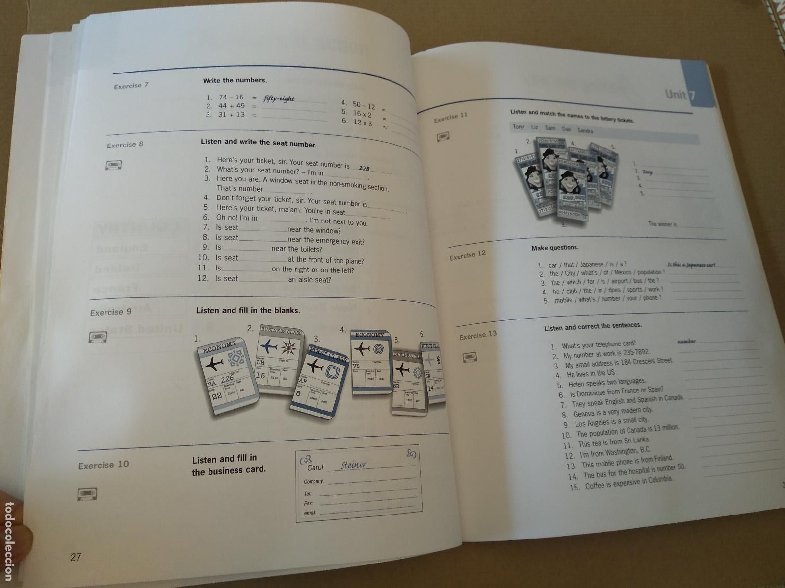 Libros de segunda mano: LIBRO INGLES ENGLISH 1A + INLINGUA EJERCICIOS ACTIVIDADES - Foto 3