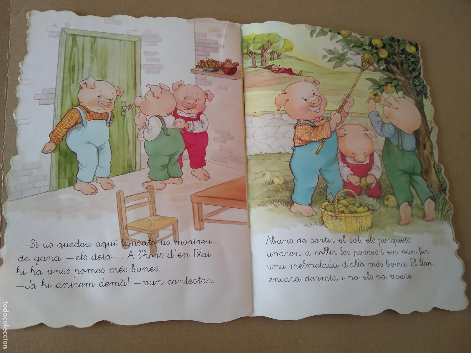 Libros de segunda mano: LIBRO EN CATALAN ELS TRES PORQUETS COMBEL EDITORIAL - Foto 2