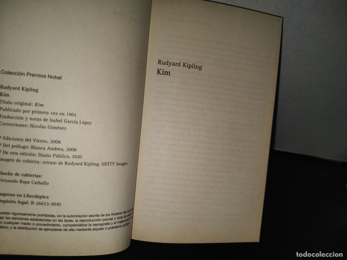 Libros de segunda mano: 101- RUDYARD KIPLING - KIM - 2010 - Foto 4