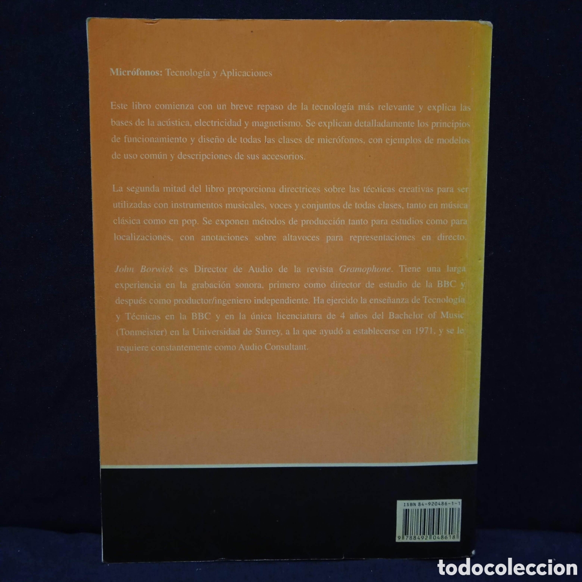 Libros de segunda mano: MICR&Oacute;FONOS TECNOLOG&Iacute;A Y APLICACIONES - JOHN BORWICK #8565 - Foto 2