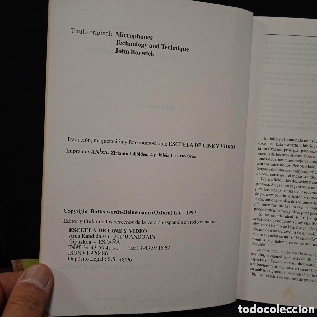 Libros de segunda mano: MICR&Oacute;FONOS TECNOLOG&Iacute;A Y APLICACIONES - JOHN BORWICK #8565 - Foto 4