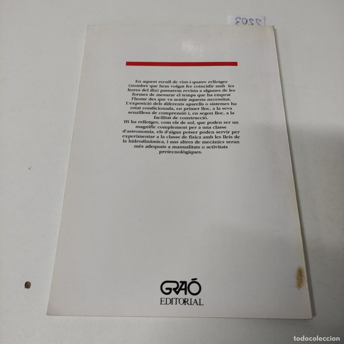 Libros de segunda mano: 24 Rellotges I altres instruments per a la mesura del temps - Foto 2