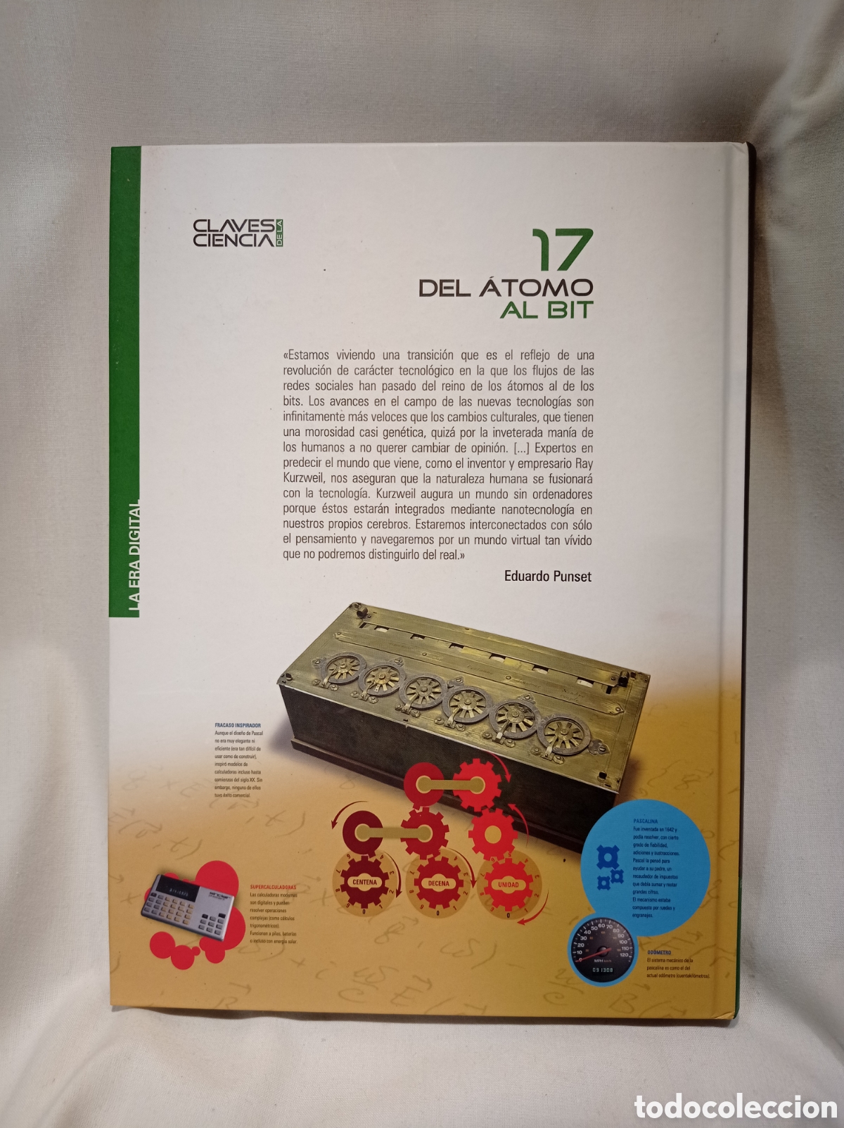 Libros de segunda mano: CLAVES DE LA CIENCIA N 17. DEL &Aacute;TOMO AL BIT. PUNSET - Foto 2