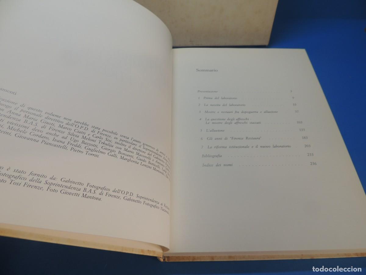 Libros de segunda mano: IL LABOTATORIO DEL RESTAURO A FIRENZE.- ANTONIO PAOLUCCI - Foto 6