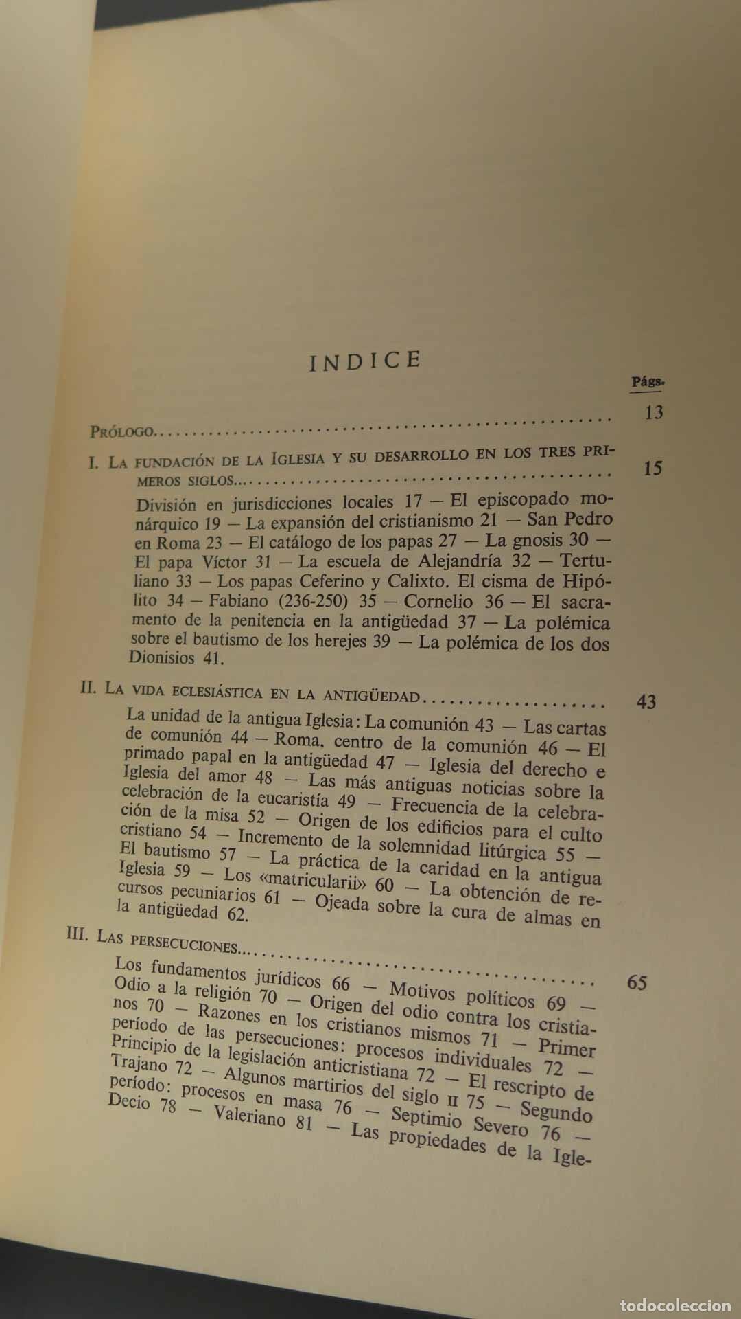 Libros de segunda mano: Historia de la Iglesia. Ludwig Hertling - Foto 2