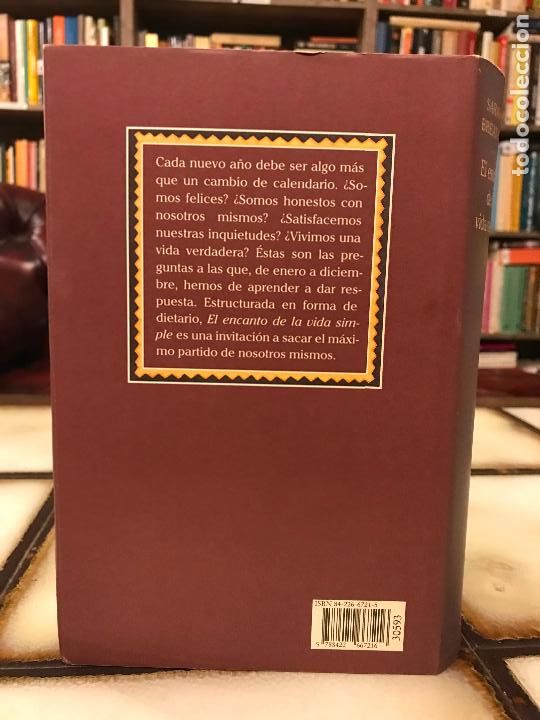Libros de segunda mano: El encanto de la vida simple. Sarah Ban Beathnach. - Foto 2