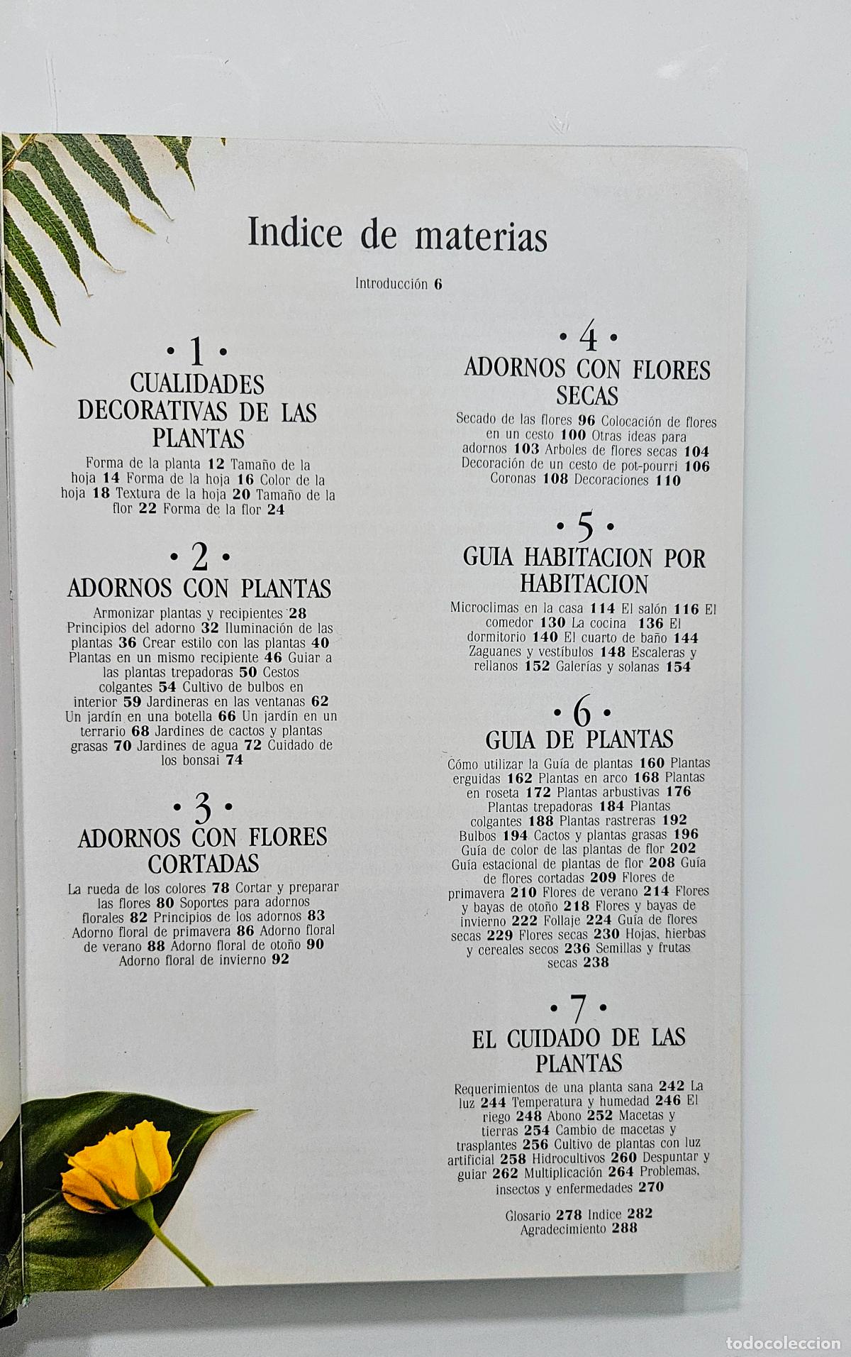 Libros de segunda mano: Decorar con plantas | Brookes, John | Ediciones Temas de Hoy, 1988 - Foto 5