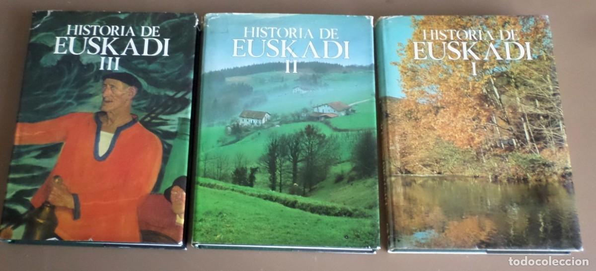 Libros de segunda mano: 3 tomos - HISTORIA DE EUSKADI - Martin de Ugalde - Ed. Planeta 1981 - Foto 1