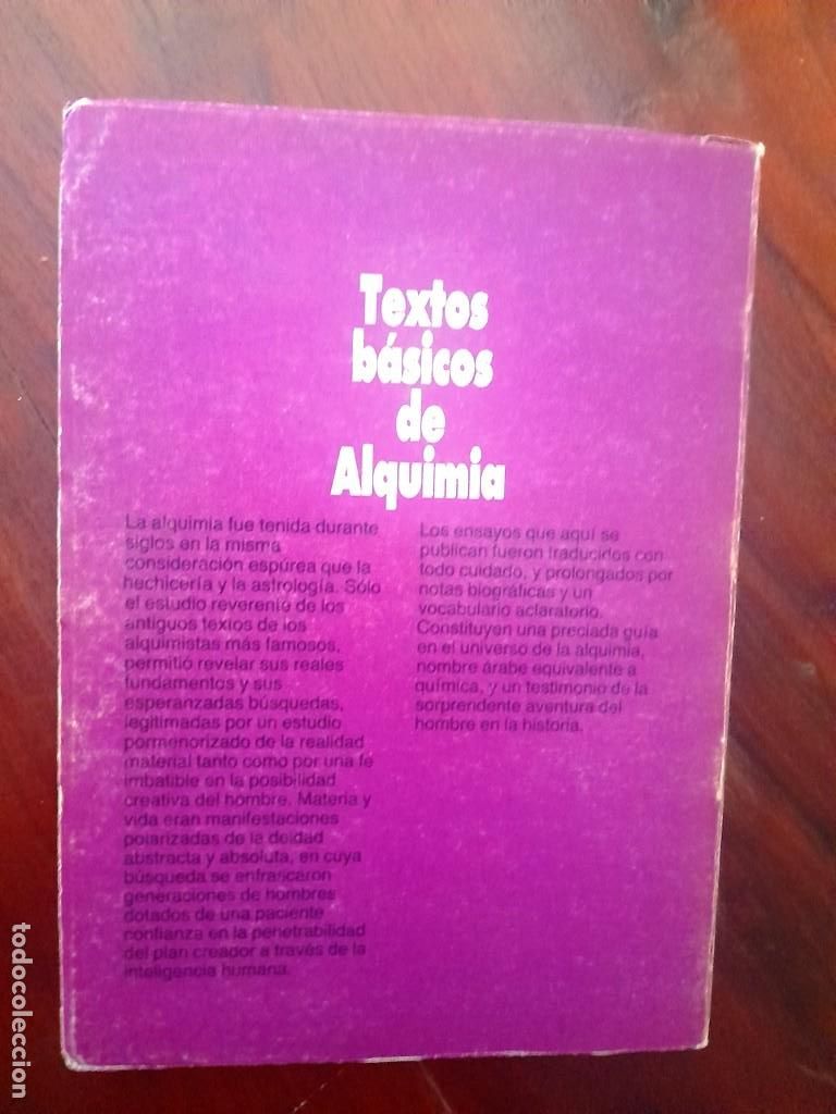 Libros de segunda mano: Textos B&aacute;sicos De Alquimia - Foto 2