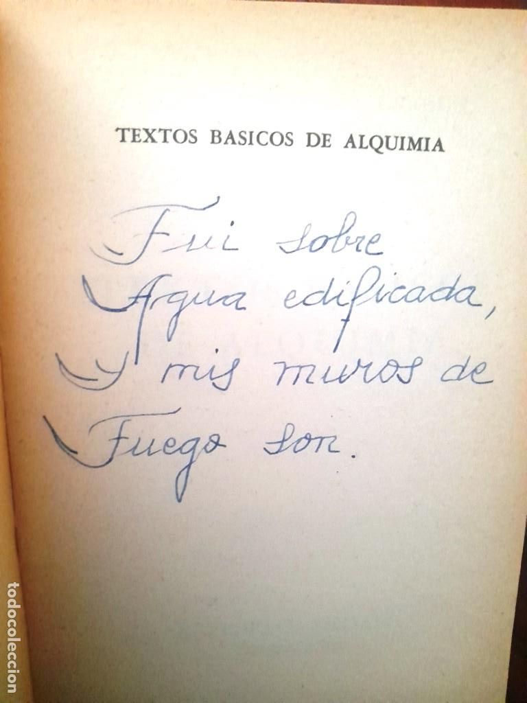 Libros de segunda mano: Textos B&aacute;sicos De Alquimia - Foto 3