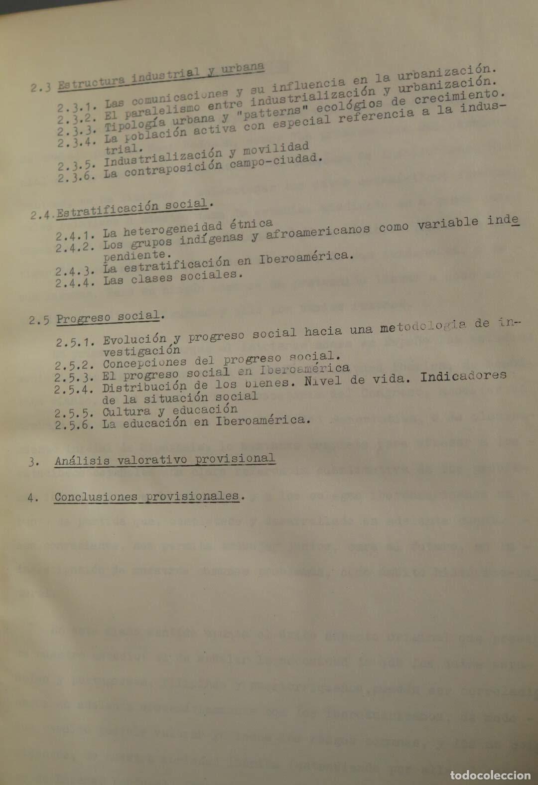 Libros de segunda mano: LA PROBLEMATICA DEL CAMBIO SOCIAL EN HISPANOAMERICA. MESA REDONDA - Foto 3