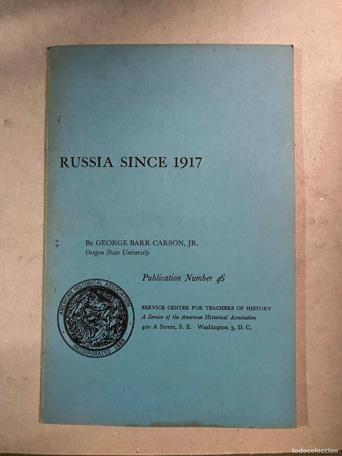 Libros de segunda mano: Russia Since 1917 Carson, George Barr Jr. - Foto 1