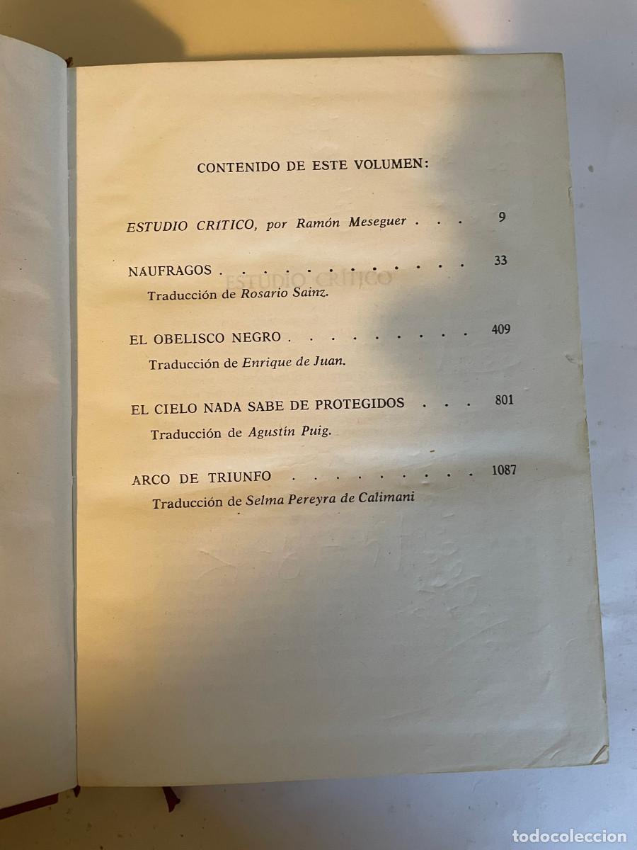 Libros de segunda mano: E.M. REMARQUE Obras selectas (2 tomos) SA10963 - Foto 2