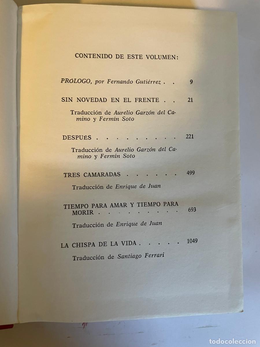 Libros de segunda mano: E.M. REMARQUE Obras selectas (2 tomos) SA10963 - Foto 3
