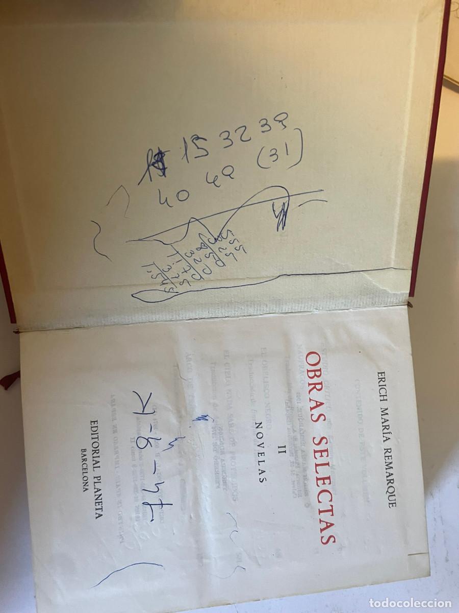 Libros de segunda mano: E.M. REMARQUE Obras selectas (2 tomos) SA10963 - Foto 5