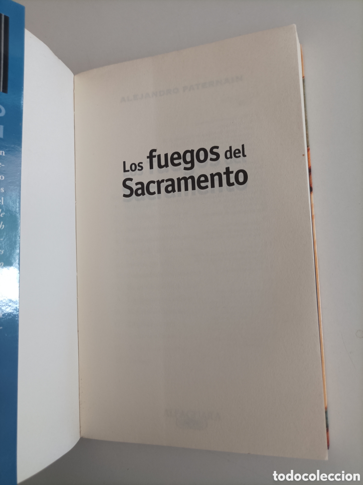 Libros de segunda mano: Los fuegos del Sacramento / Alejandro Paternain - Foto 2