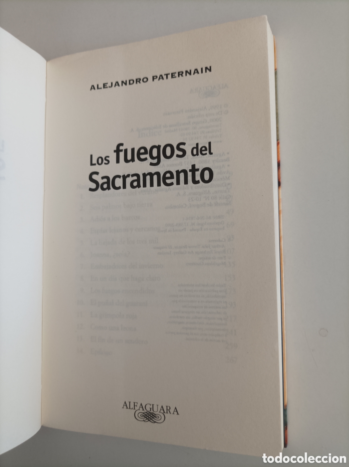 Libros de segunda mano: Los fuegos del Sacramento / Alejandro Paternain - Foto 3